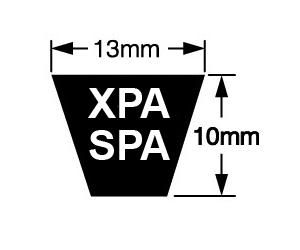 SPA Section Quality Branded V Belts Wedge Belts SPA3082-SPA4500 13x10mm 